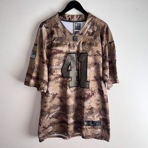 Nike Alvin Kamara Football Jersey NFL Support Our Troops Digital Camo Size Large